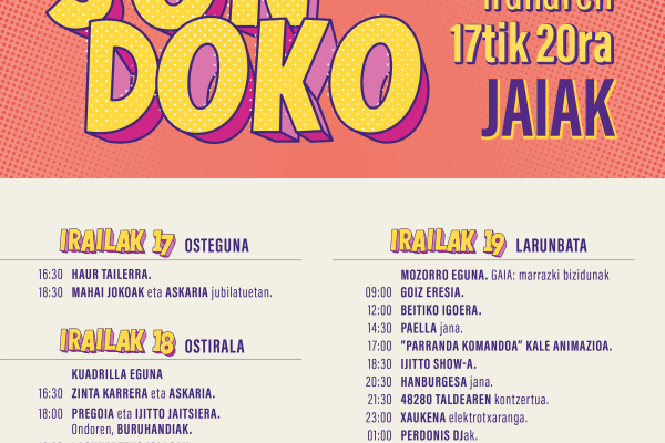 ITSASONDOKO JAIAK 2026