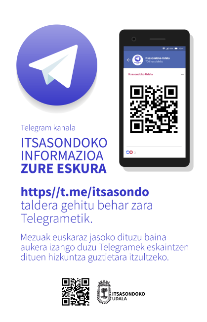 ITSASONDOKO UDALEKO TELEGRAM KANALA 