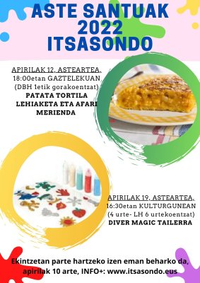 Kartela aste santuko ekintzak