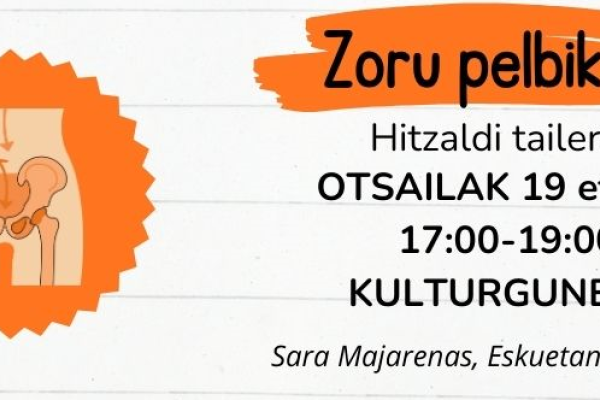 Zoru pelbikoa hitzaldia